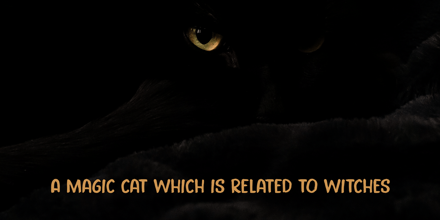 Trollkatt Font Poster #1