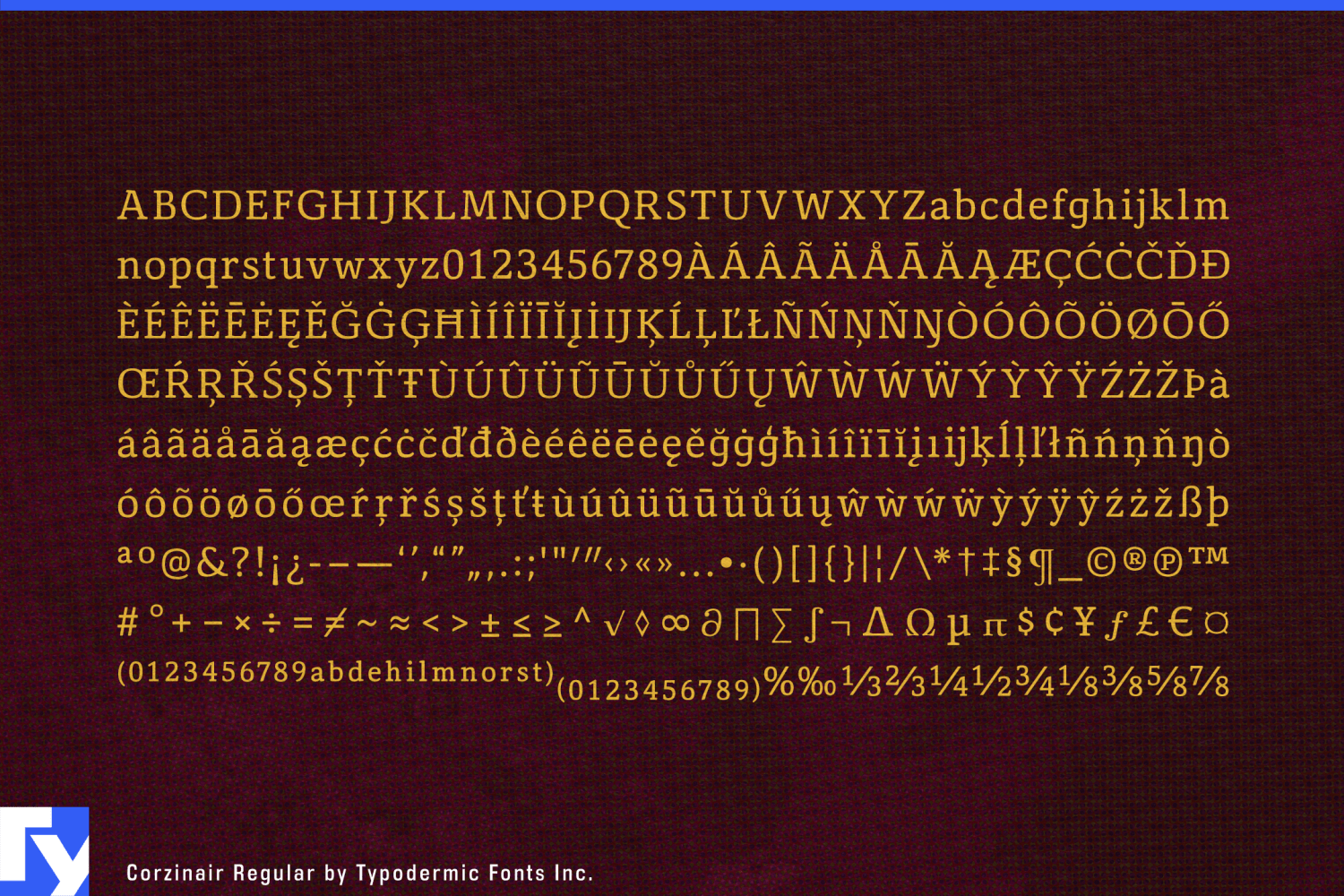 Corzinair Font Poster #1