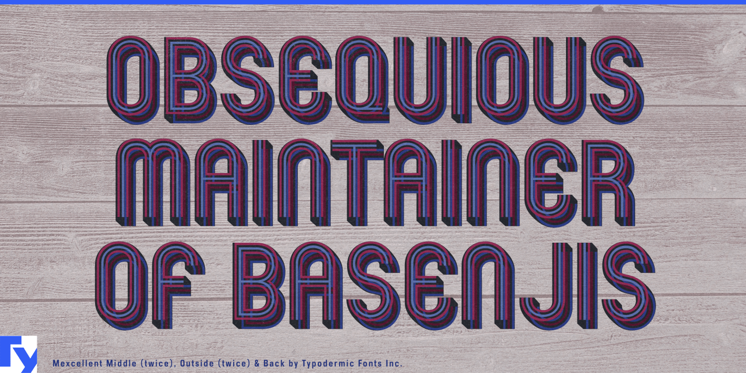 Mexcellent Font Poster #1