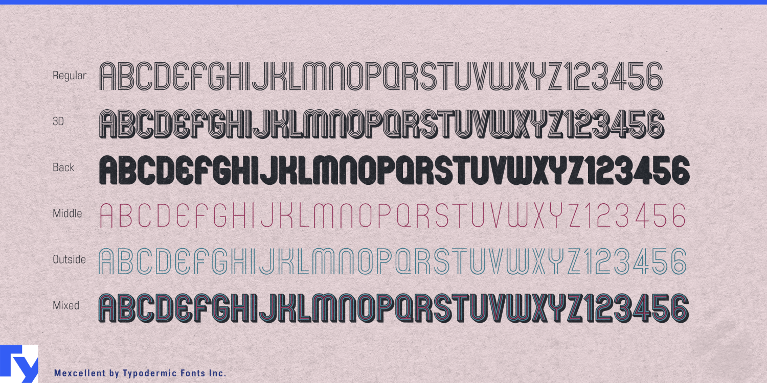 Mexcellent Font Poster #1