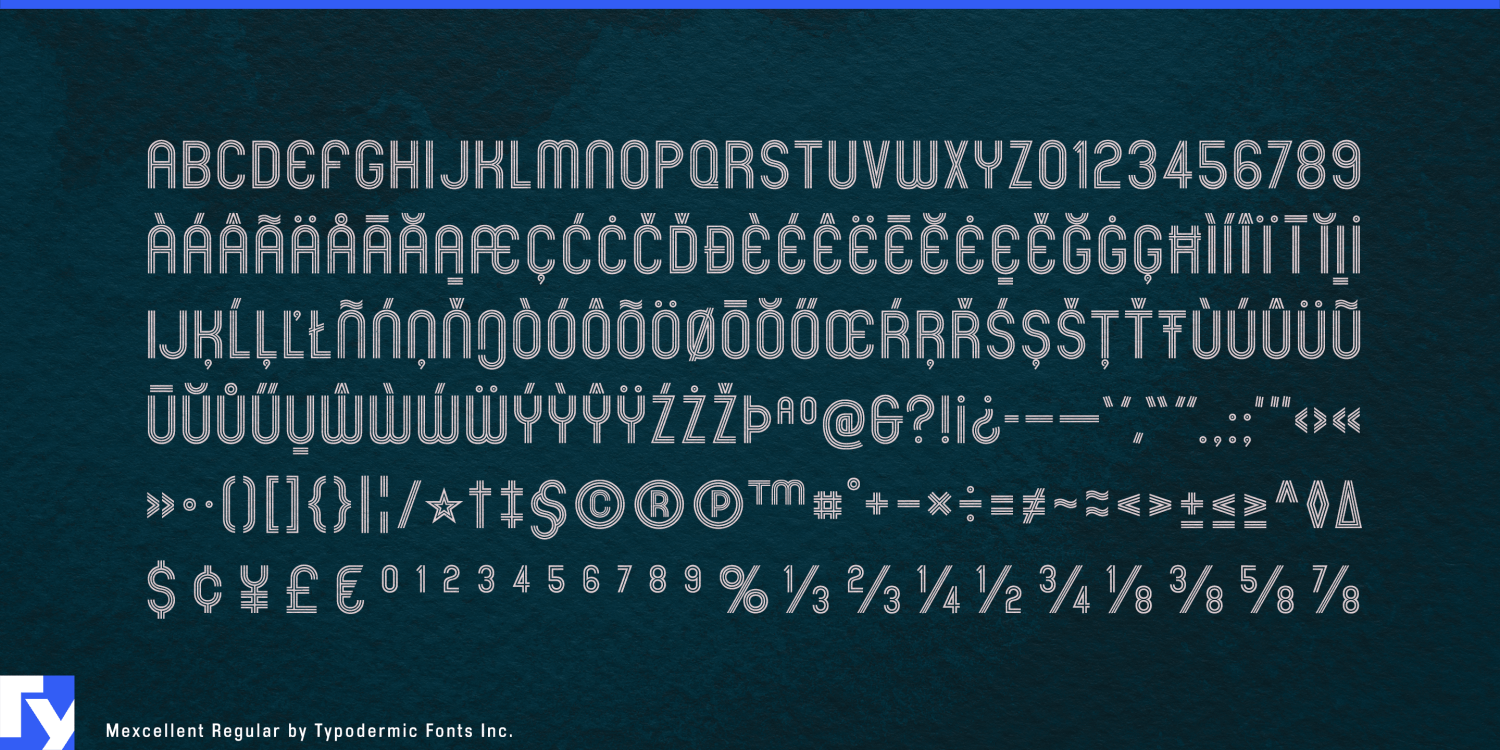 Mexcellent Font Poster #1