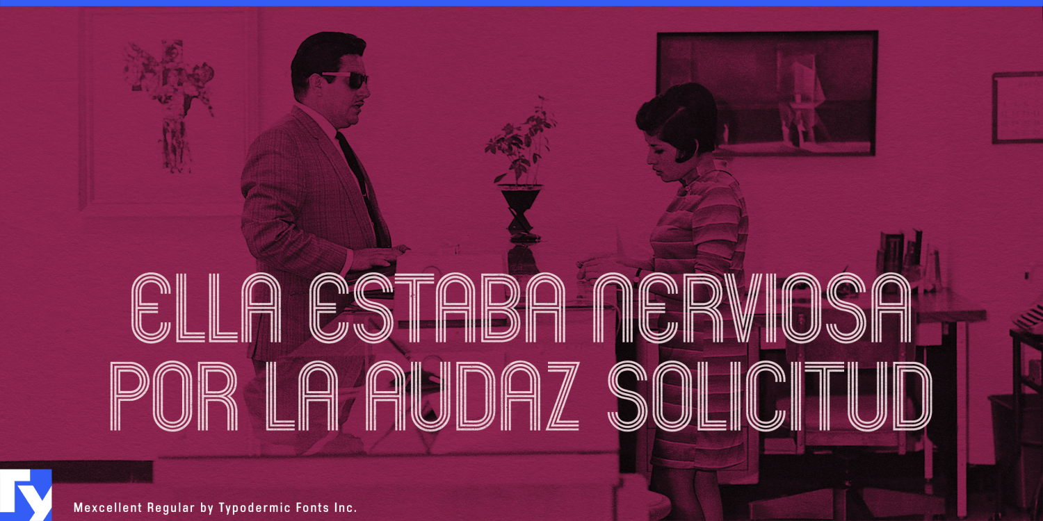 Mexcellent Font Poster #1