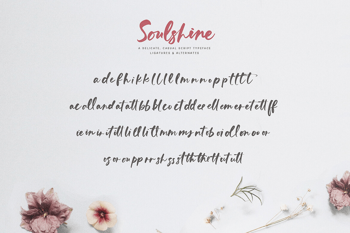 Soulshine Font Poster #1