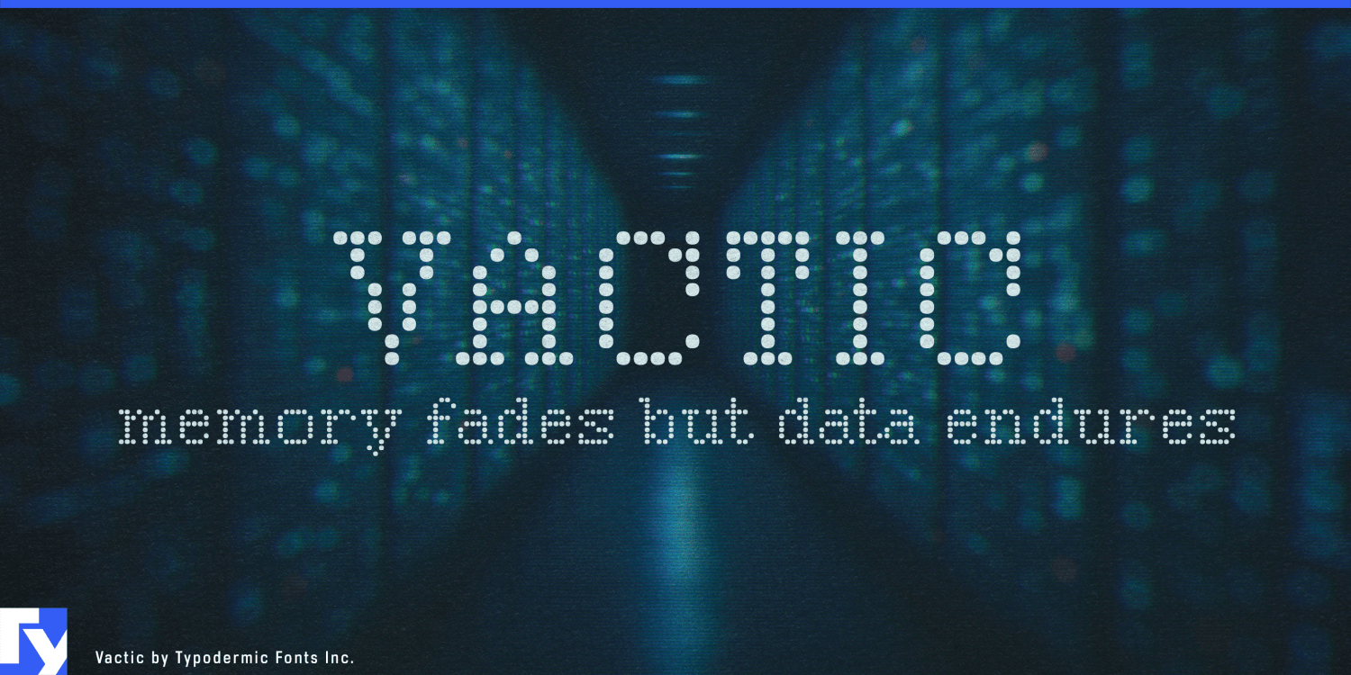 Vactic Font Poster #1