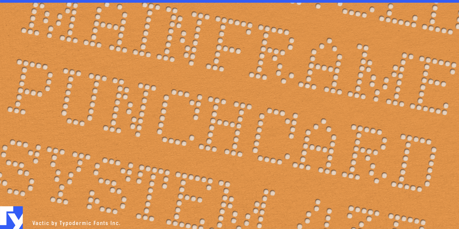 Vactic Font Poster #1