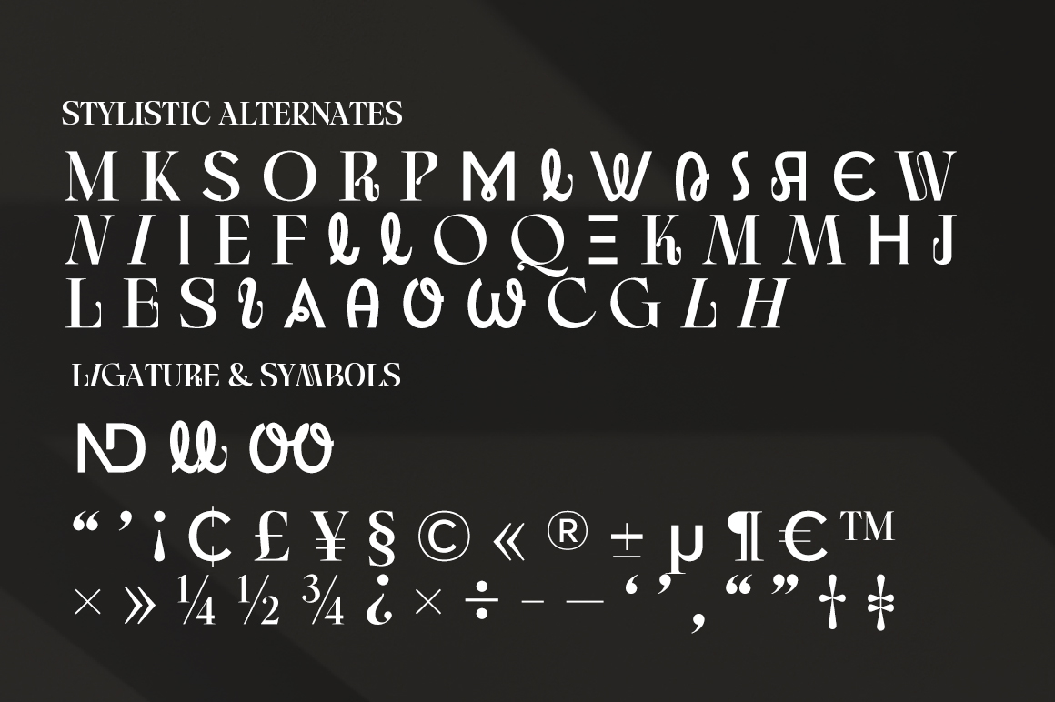 Vuelta Display Font Poster #1