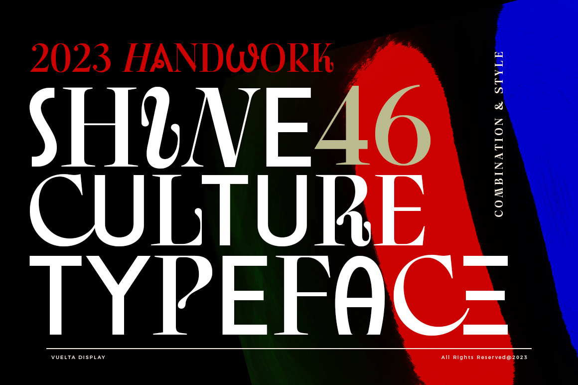 Vuelta Display Font Poster #1