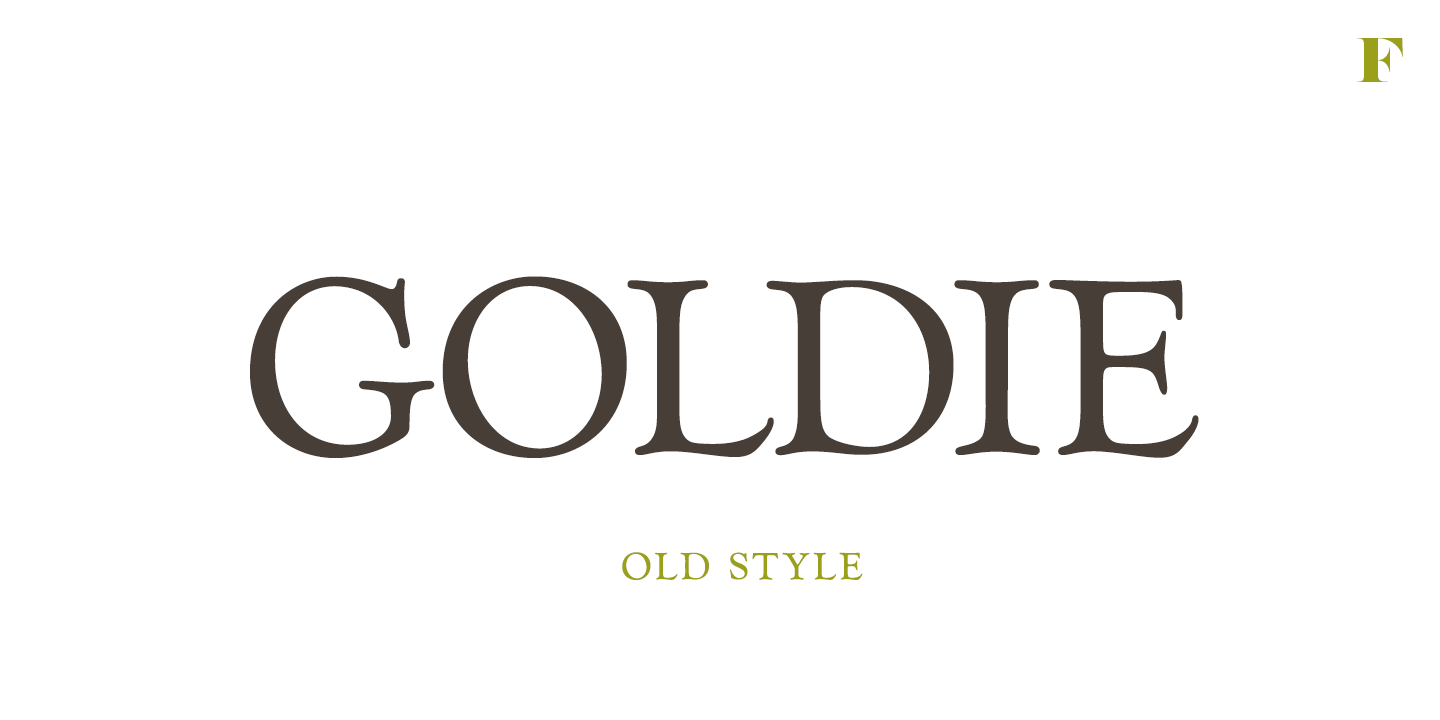 Goldie Old Style Font Family Poster