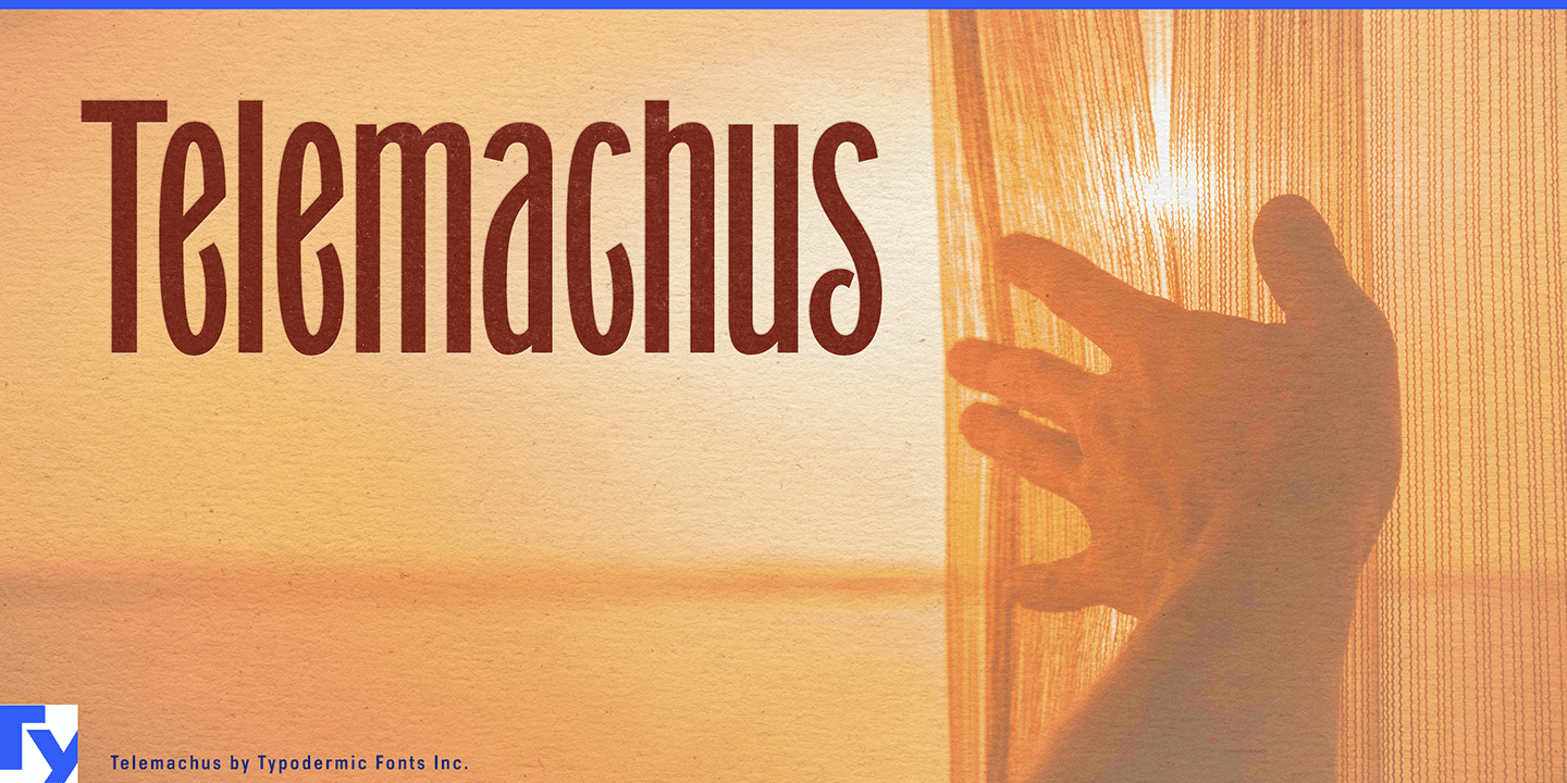 Telemachus Font Poster #1