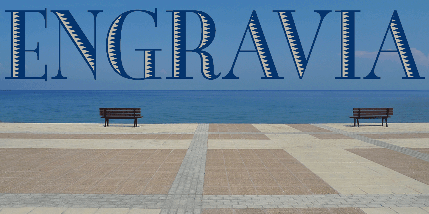 Engravia Font Poster #1
