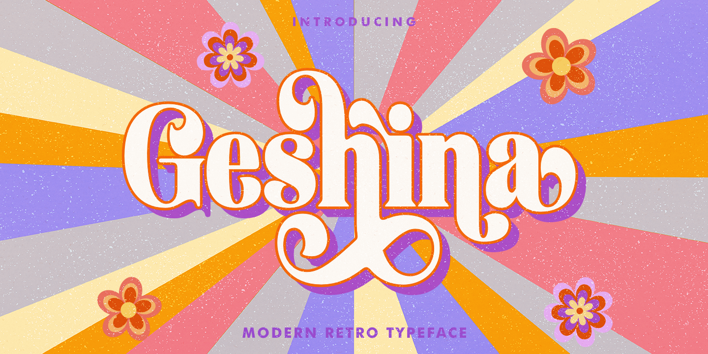 Geshina Font Poster #1