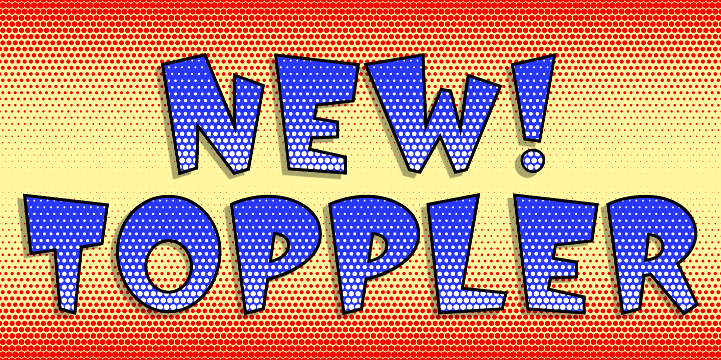 Toppler Font Poster #1