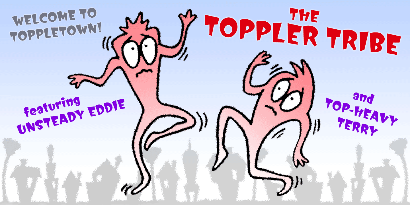 Toppler Font Poster #1