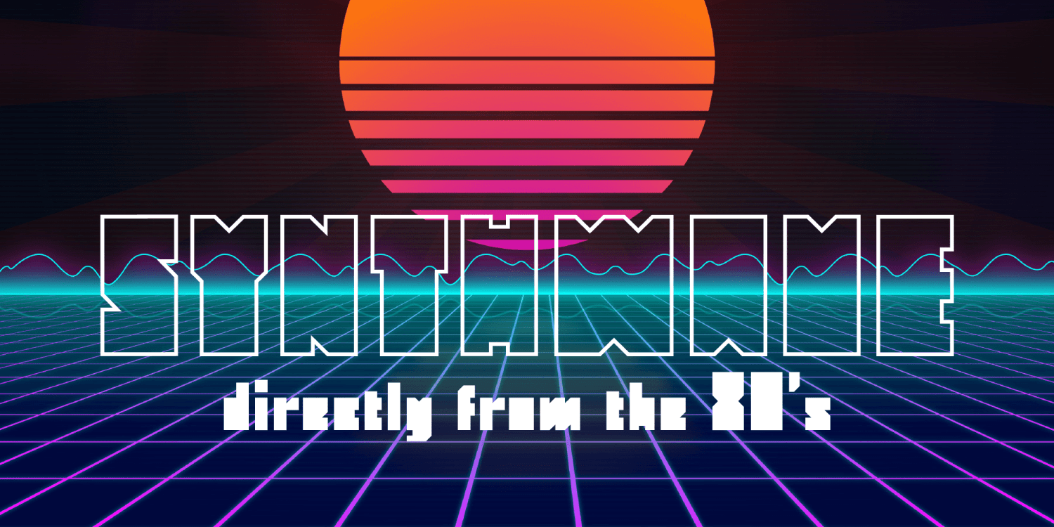 Monolith Pro Font Poster #1
