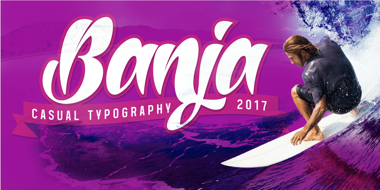 Banja Font Poster #1