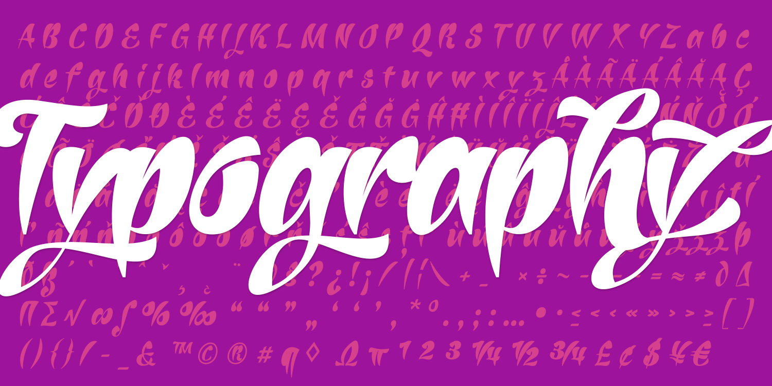 Banja Font Poster #1