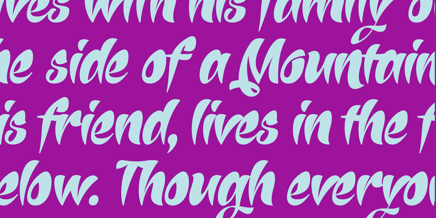 Banja Font Poster #1
