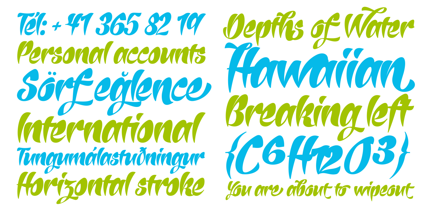 Banja Font Poster #1