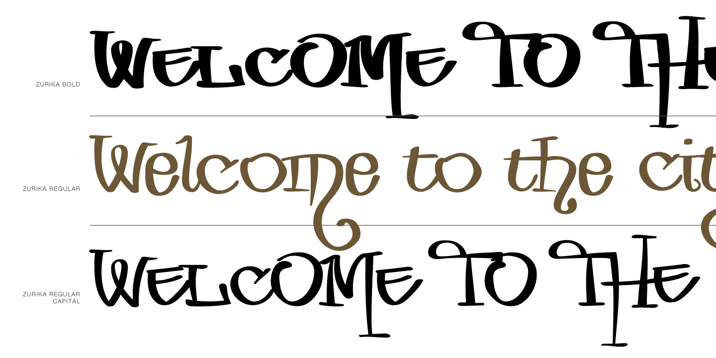 Zurika Font Poster #1
