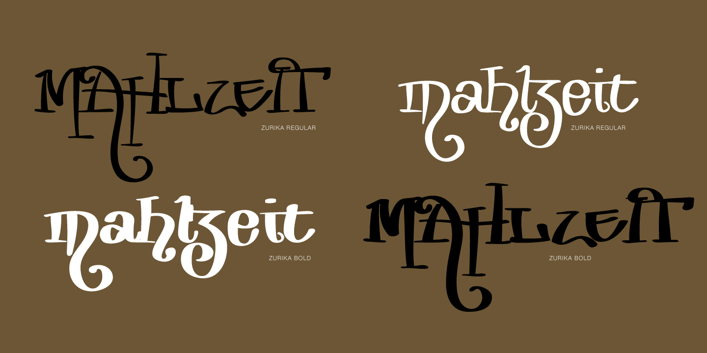 Zurika Font Poster #1