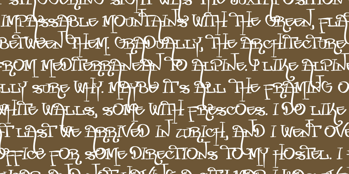 Zurika Font Poster #1