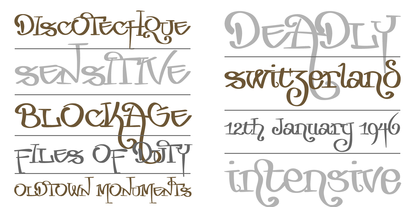 Zurika Font Poster #1