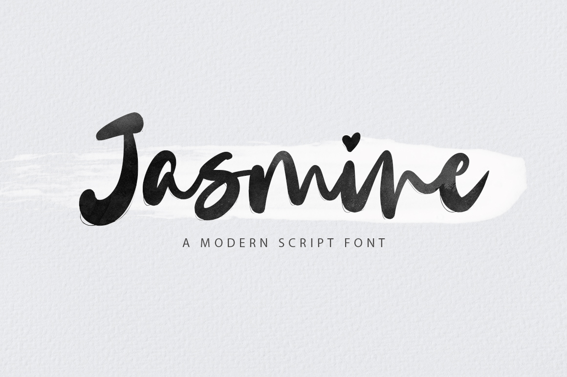 Jasmine Font Poster #1
