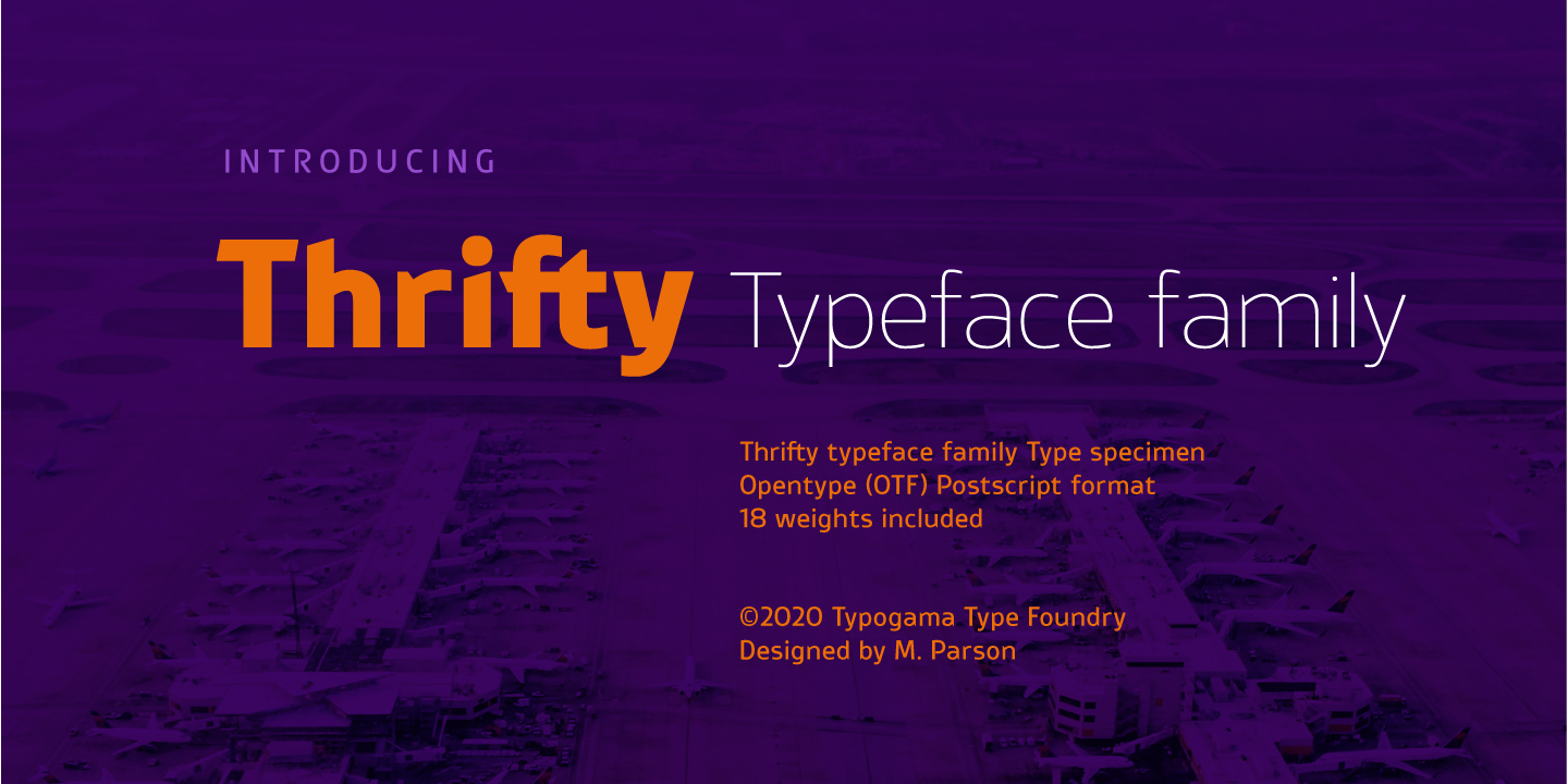 Thrifty Font Poster #1