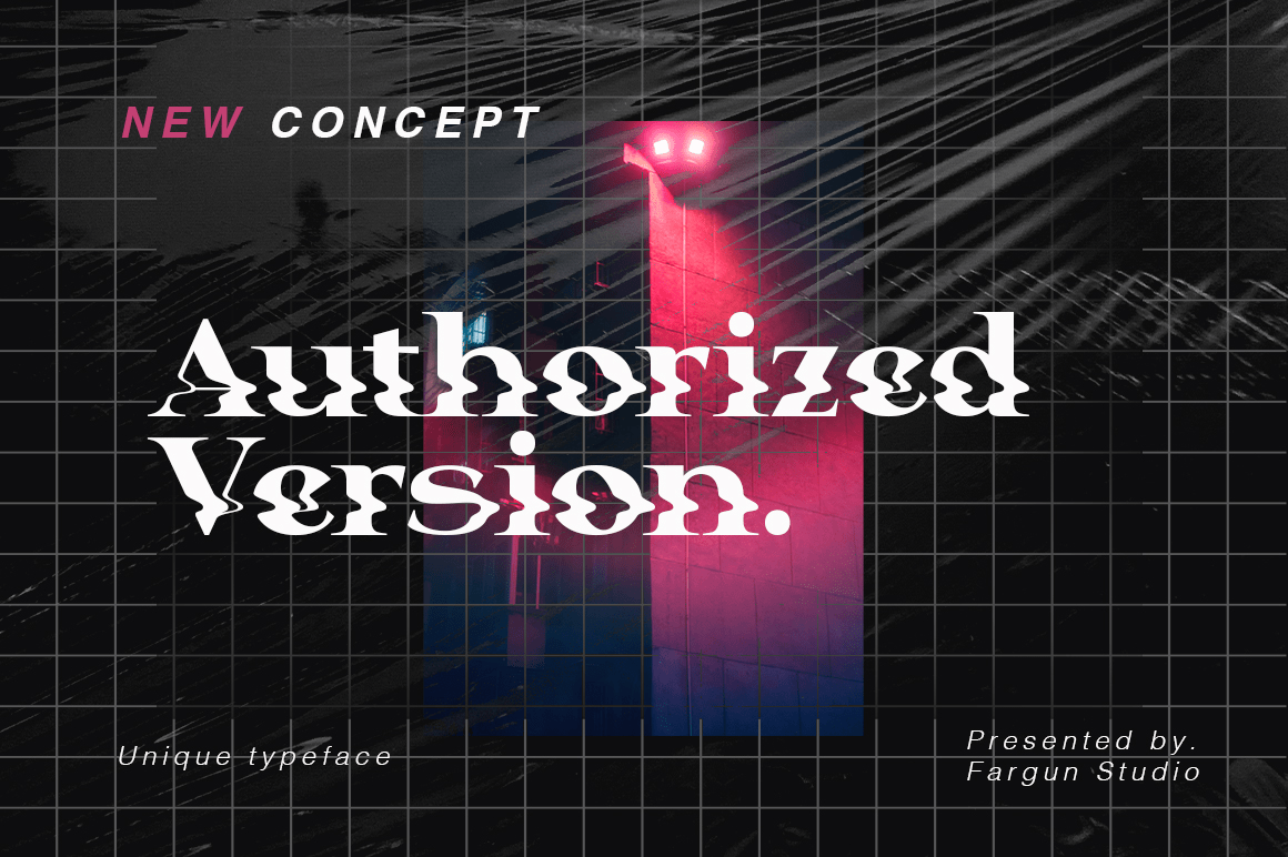 Rhythm Display Font Poster #1