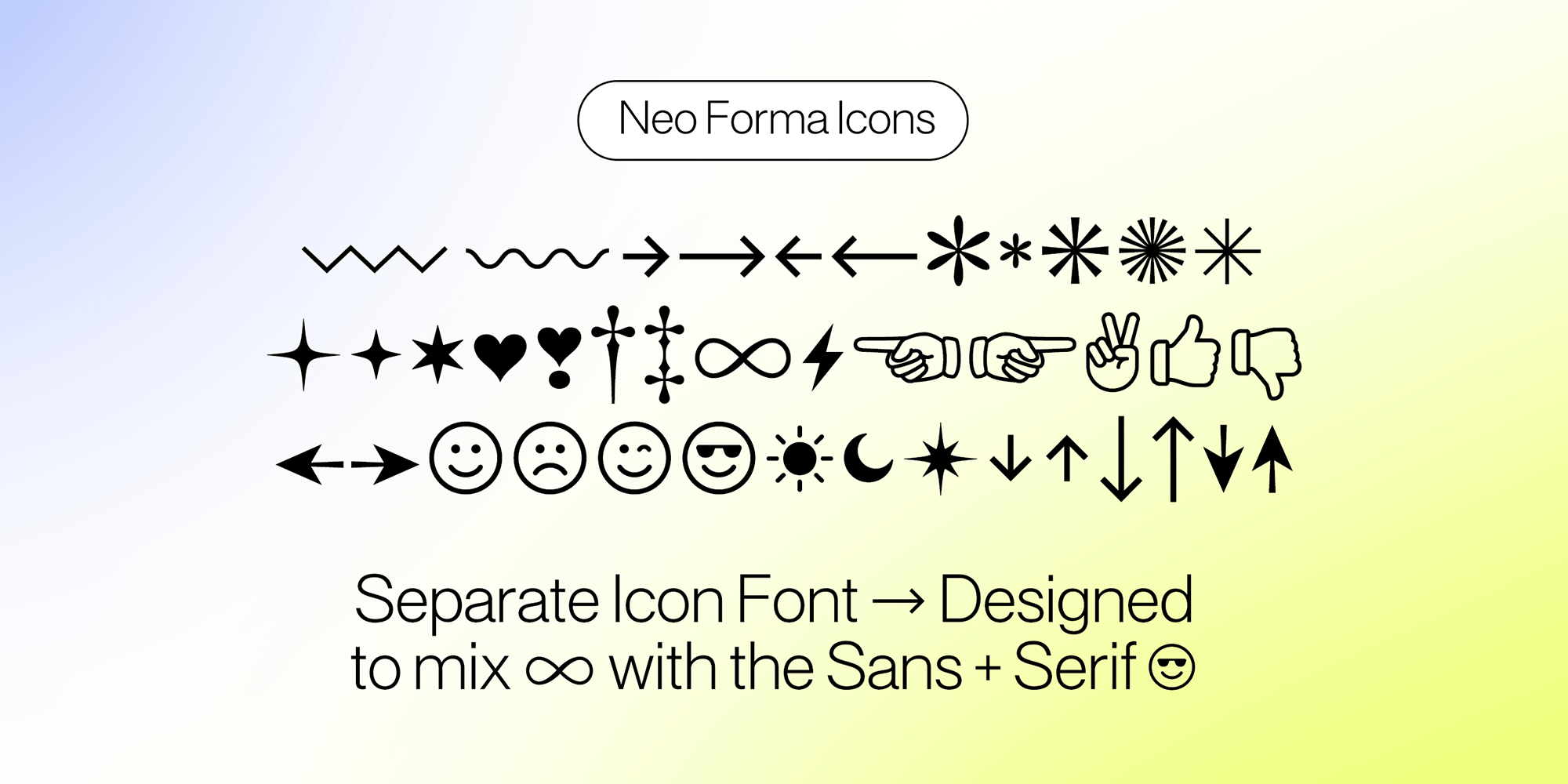 Neo Forma Font Poster #1