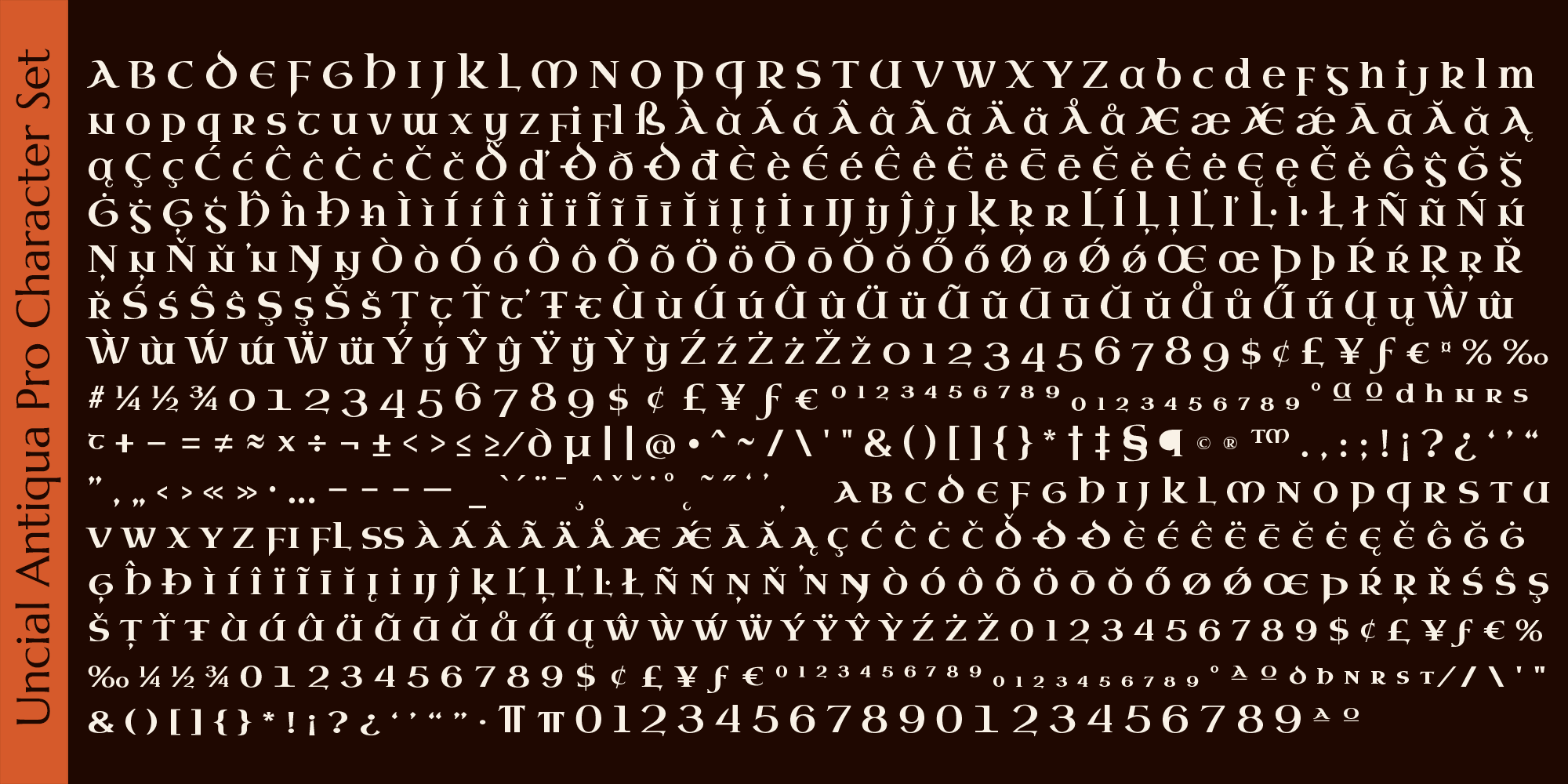 Uncial Antiqua Pro Font Poster #1