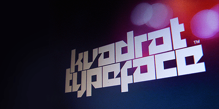 Kvant Font Poster #1