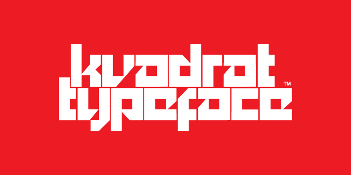 Kvant Font Poster #1