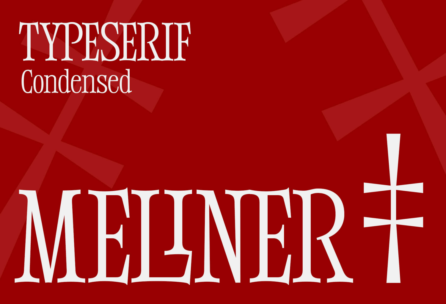 Meliner Font Poster #1