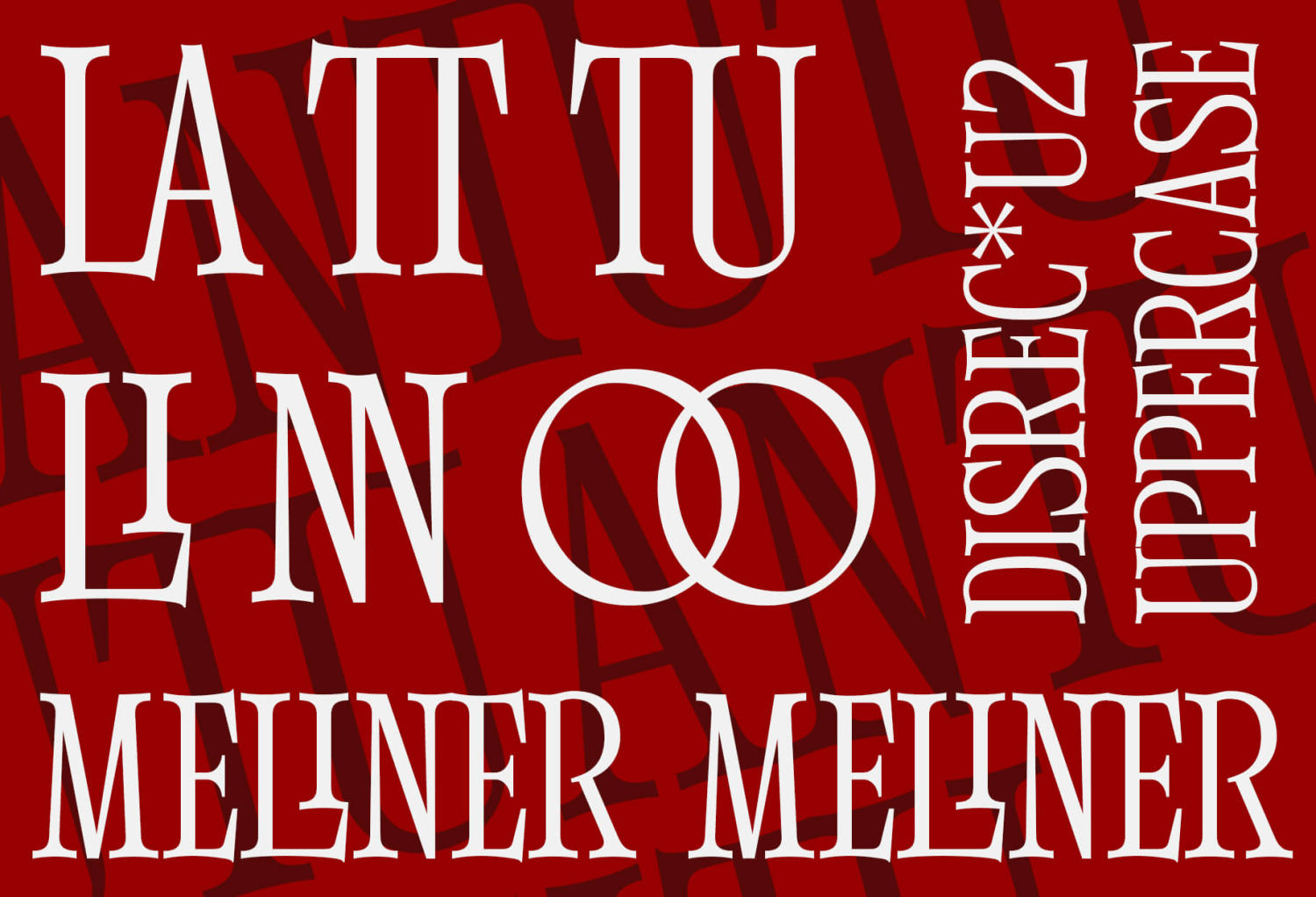 Meliner Font Poster #1