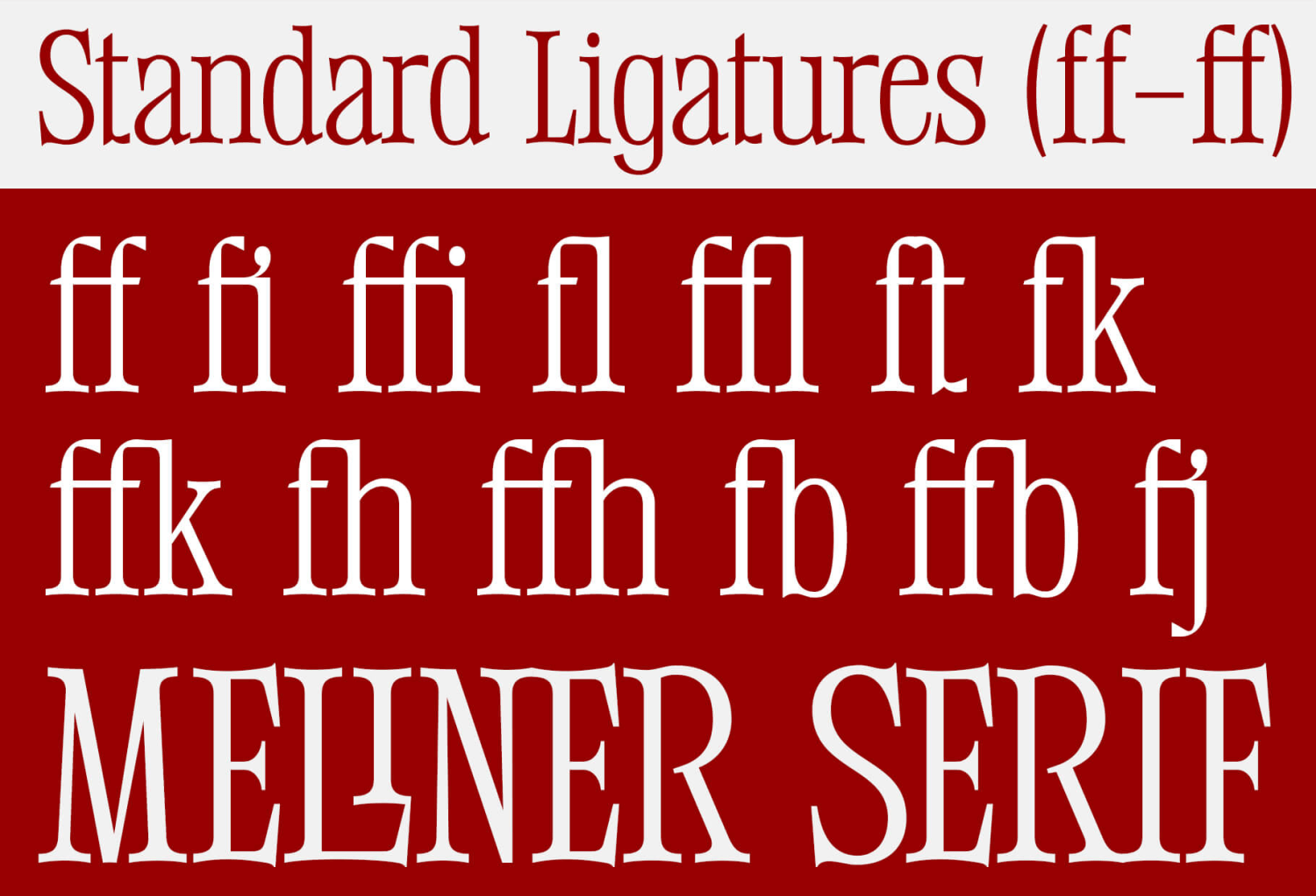 Meliner Font Poster #1