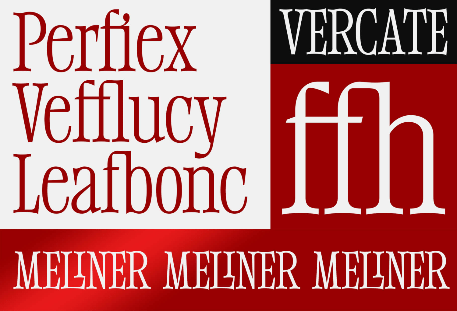Meliner Font Poster #1
