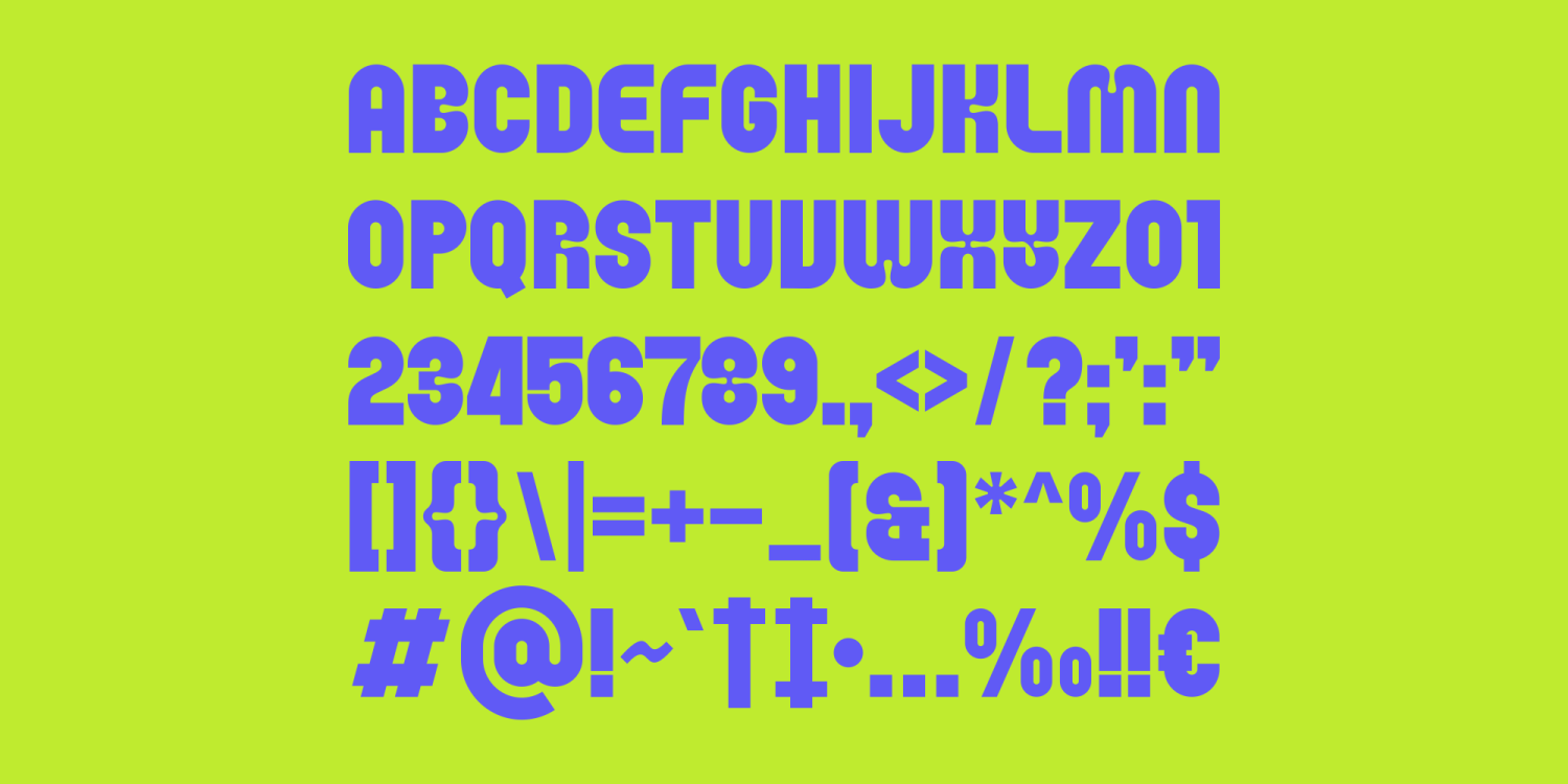 Enaoko Font Poster #1