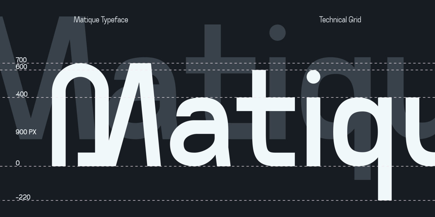 Matique Font Poster #7