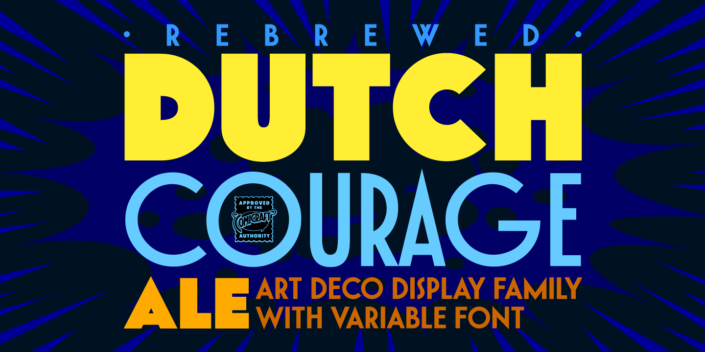 Dutch Courage Ale Font Poster #1