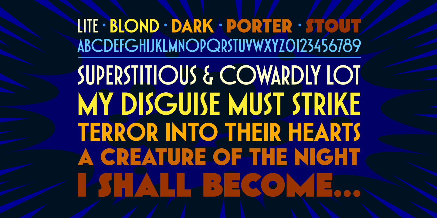 Dutch Courage Ale Font Poster #1