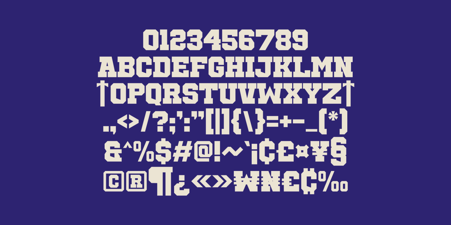 Welbeck Font Poster #1