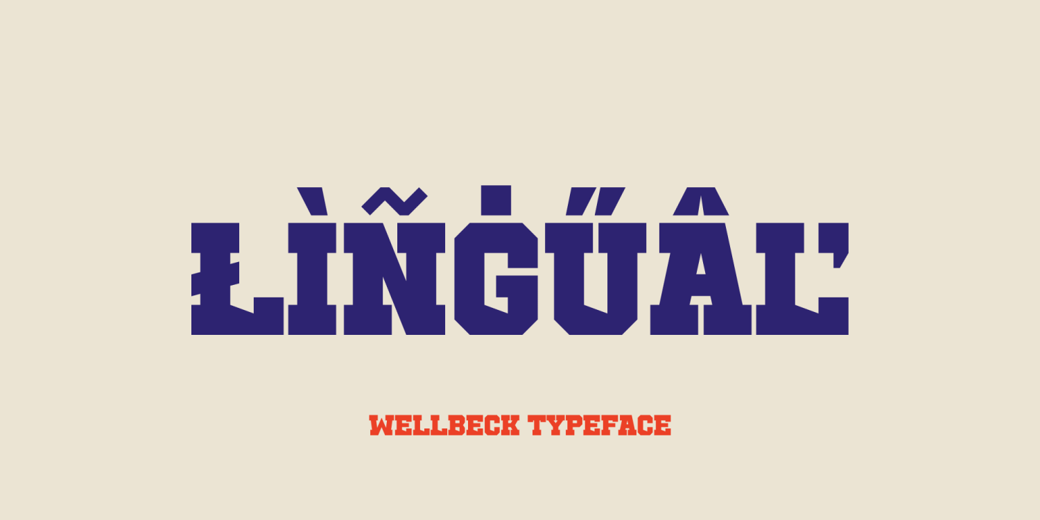Welbeck Font Poster #1