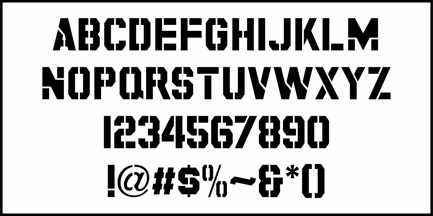 Clean Streets JNL Font Poster #3