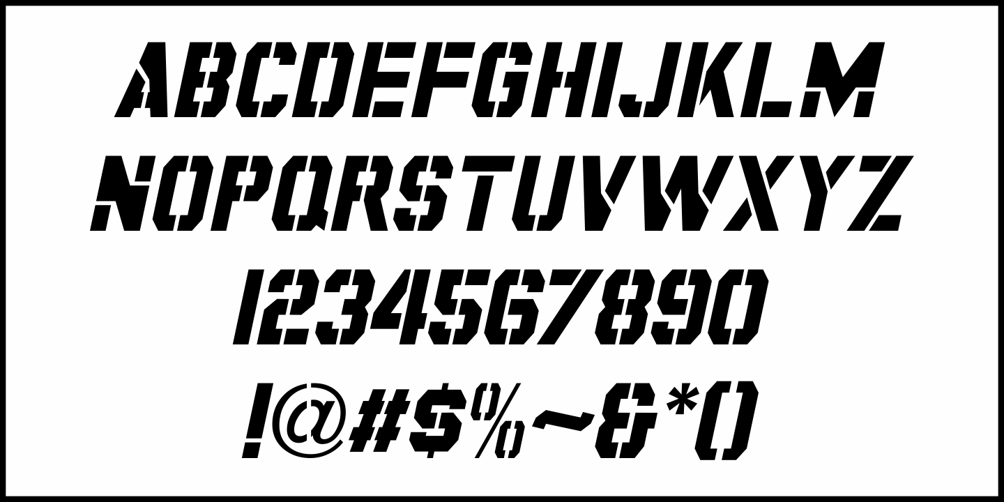 Clean Streets JNL Font Poster #5