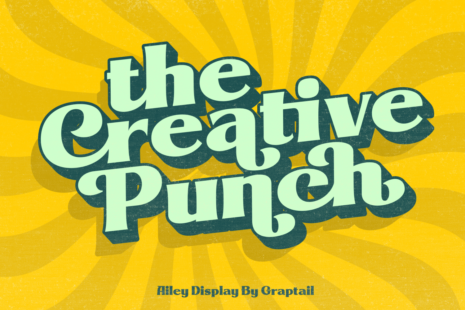 Ailey Display Font Poster #1