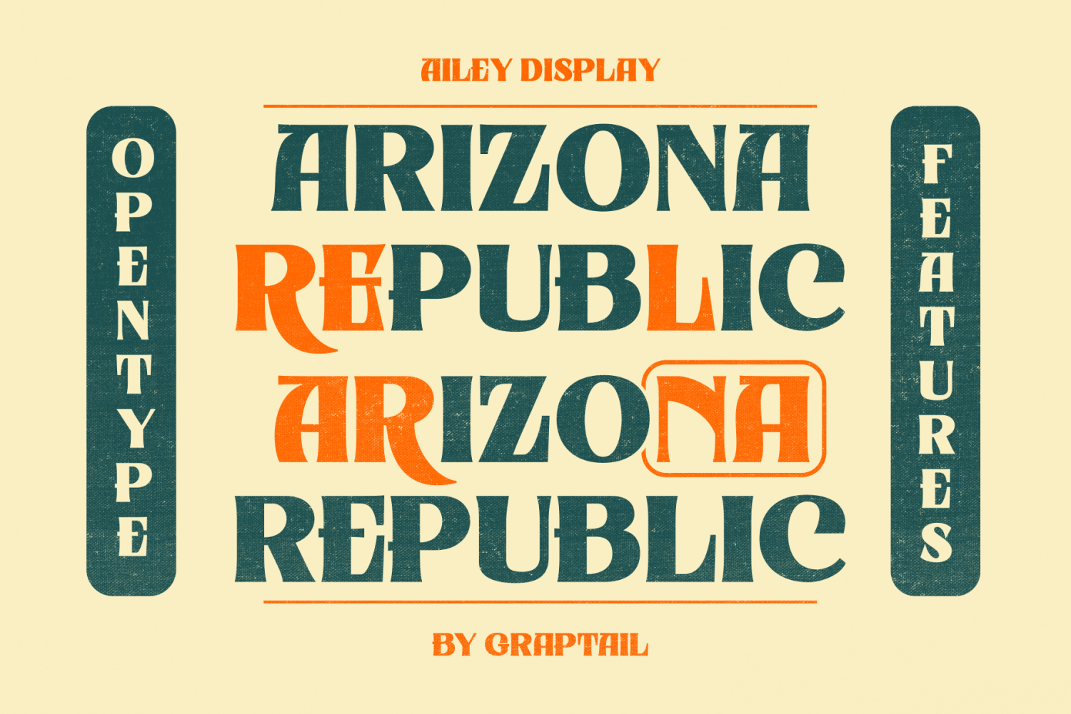 Ailey Display Font Poster #1