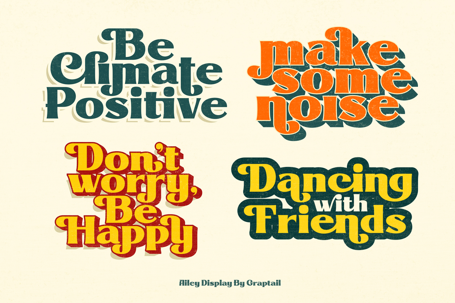 Ailey Display Font Poster #1