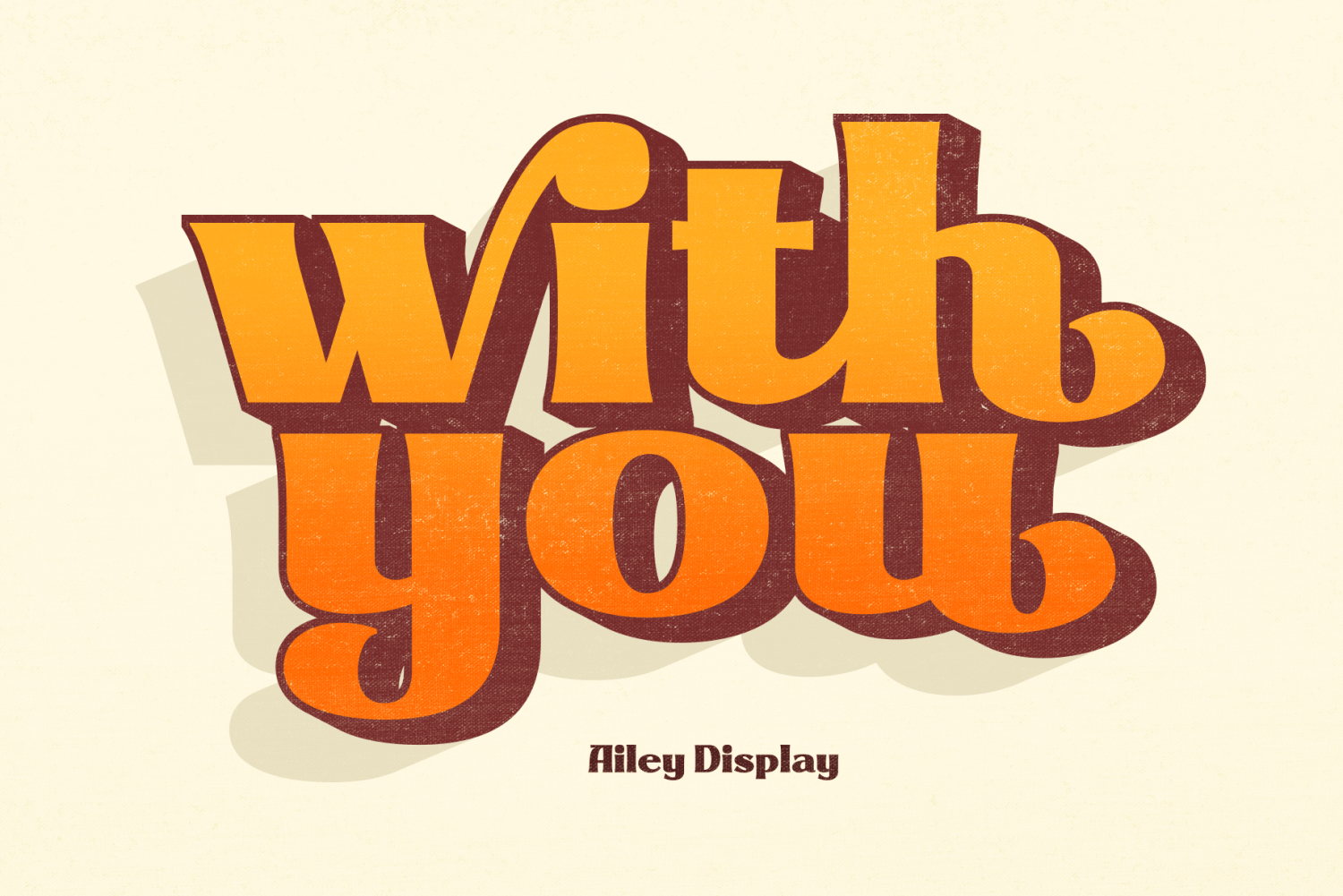 Ailey Display Font Poster #1