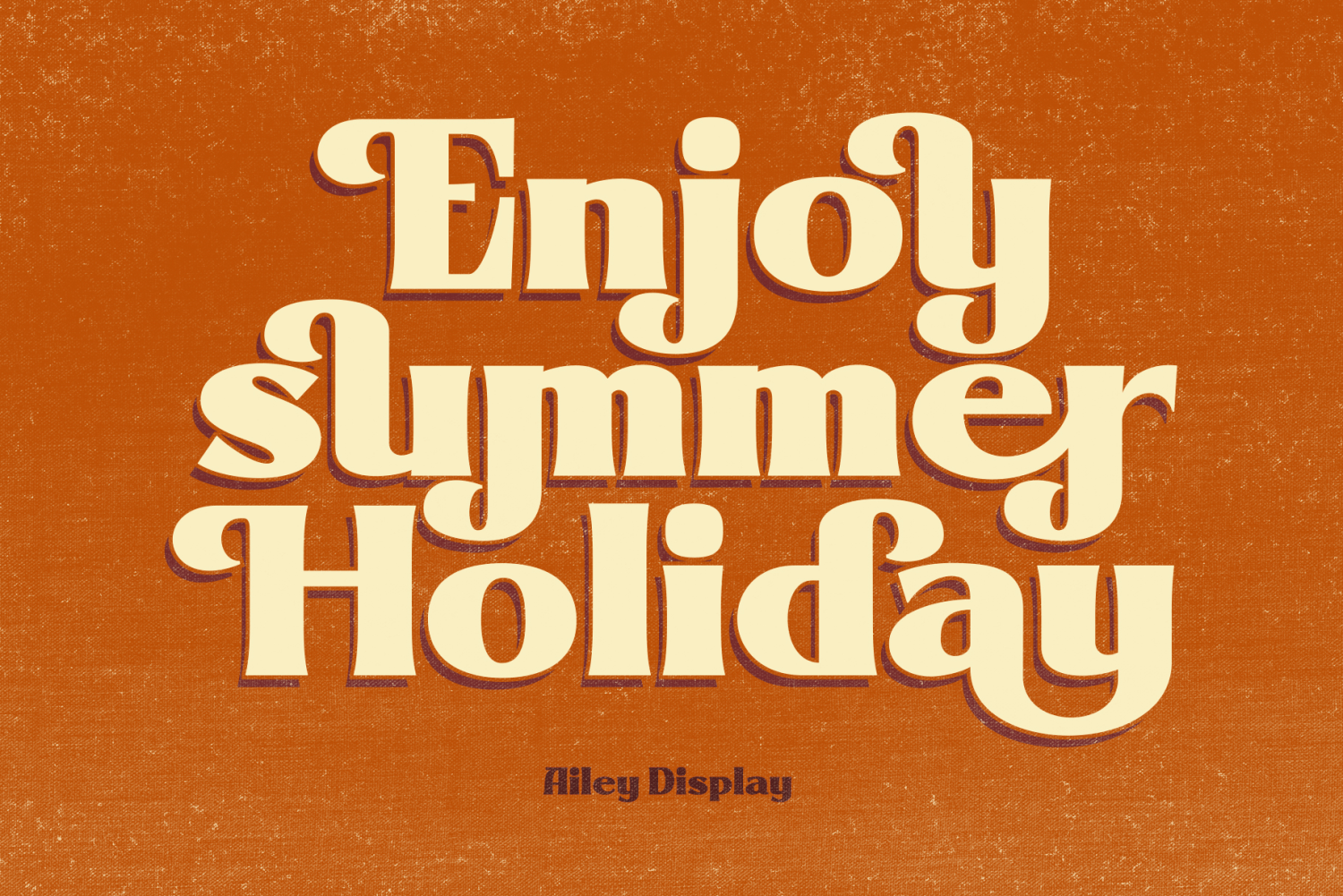 Ailey Display Font Poster #1